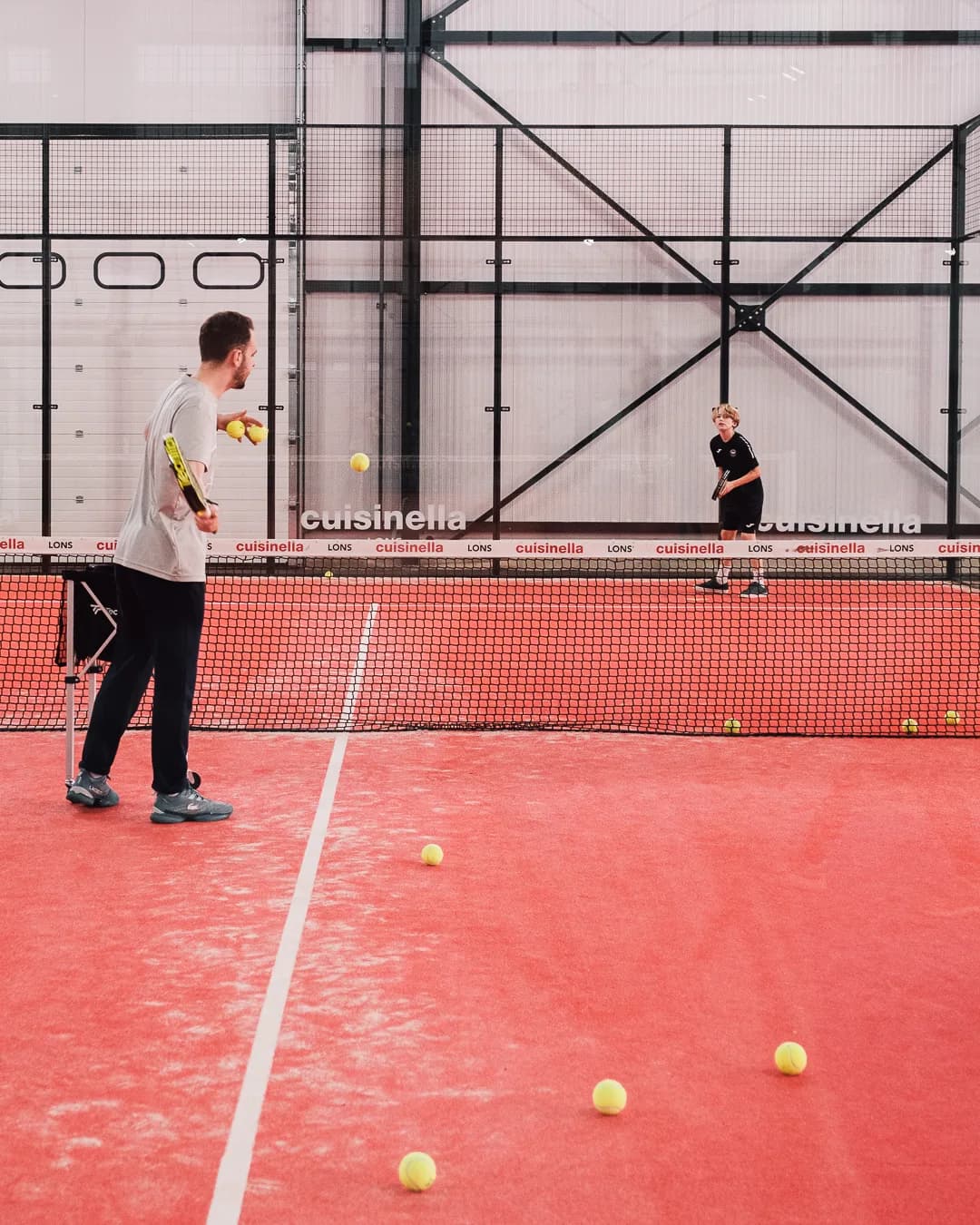 Séance de coaching de padel au Padel Ground